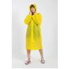 Kadın Erkek Yağmurluk Kapüşonlu Çıtçıtlı Eva Raincoat Sarı Yağmurluk