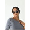 Yeni Sezon Şeffaf Siyah Cam Unisex Güneş Gözlüğü